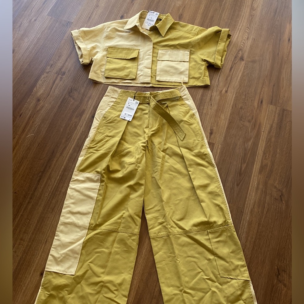 Zara LIMITED EDITION utility cargo pants